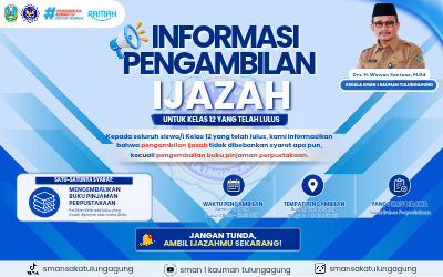 INFORMASI PENTING: TATA CARA PENGAMBILAN IJAZAH TAHUN AJARAN 2025/2026