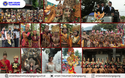 PAWAI BHINEKA KABUPATEN TULUNGAGUNG MEMPERINGATI HUT RI KE 80